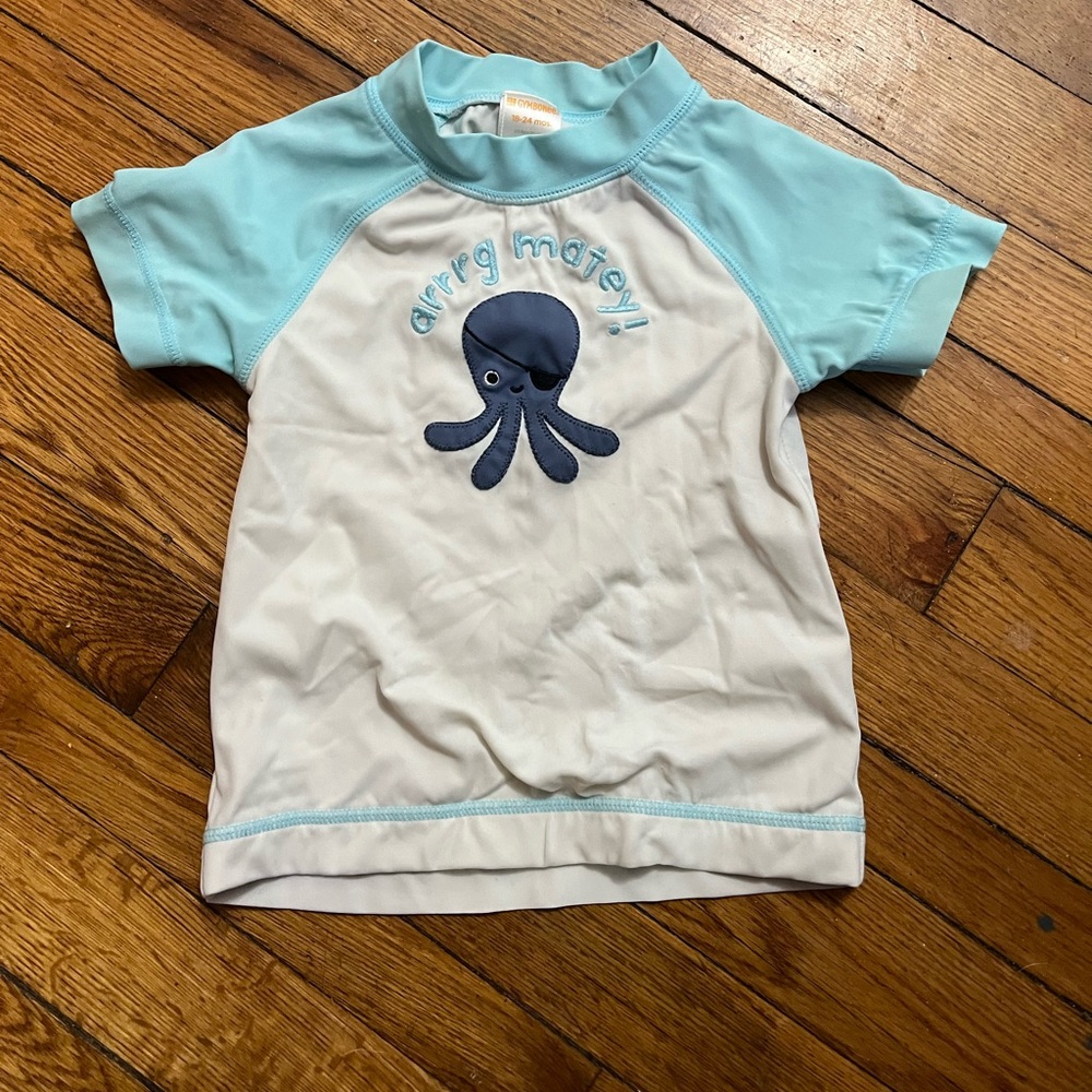 18-24 Gymboree rash guard shirt